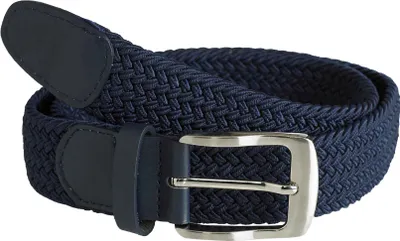 Immagine prodotto di Cintura Duke Dani Stretch intrecciata da uomo DC178 (L/XL) (blu navy)