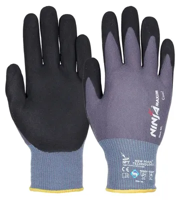 Produktbild von NINJA MAXIM Arbeitshandschuhe Nitril 3 Paar Gr. 7/S