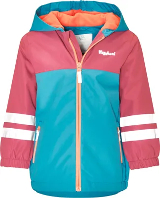 Productafbeelding van Playshoes Regenjas voor kinderen, uni, gevoerd, roze/turquoise, maat 116