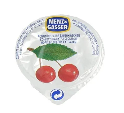 Zdjęcie produktu dla Menz and Gasser dżem wiśniowy ekstra porcjowany 2500g