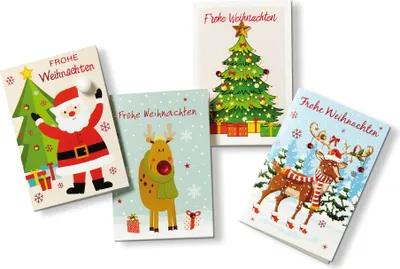 Produktbild von Geschenkanhänger Weihnachten - 4 Anhänger im Beutel