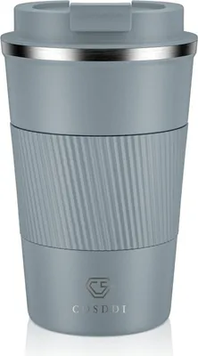 Image de Gobelet thermique en acier inoxydable Travel Mug Gobelet isolant 380ml sous vide anti-fuite