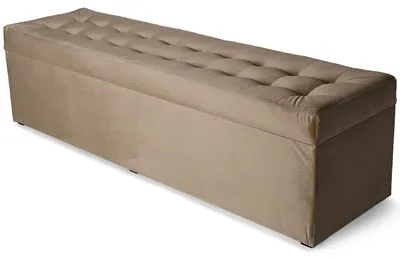 Obrázok produktu pre MG Design, taburetka, béžová, 45x160 cm - s úložným priestorom 190 litrov, nosnosť do 300 kg, pripravená na okamžité použitie, ľahko sa udržiava, vhodná do obývačky a predsiene