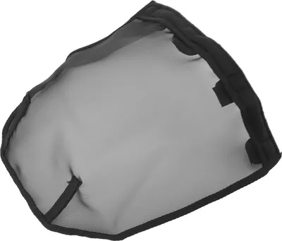 Zdjęcie produktu dla Siatka na nos dla koni z tworzywa sztucznego, oddychająca, o drobnych oczkach, rozmiar L, czarna, wygodna, do użytku w domu i w gospodarstwie