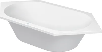 Produktbild von Duravit 6-Eck-Einbauwanne D-CODE Mittelablauf, weiss 190 x 90 x 42 cm
