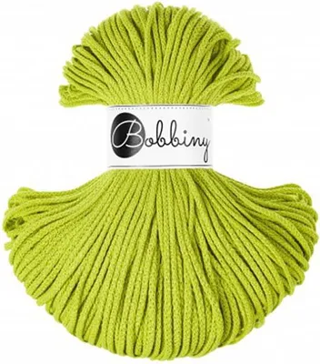Zdjęcie produktu dla Bobbiny Junior Braided Cord 3 mm 100 m Dopamine Lime Sznurek
