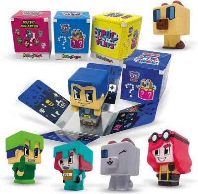 Productafbeelding van Sbabam s.r.l - Set van 4 - Squishy tpoc plays 4 pack surprise block vind - Ze zijn geparfumeerd - 123CN/21