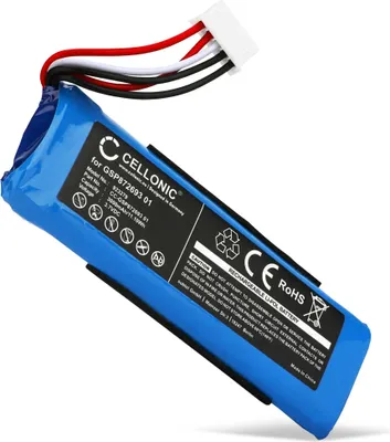 Obrázek produktu pro CELLONIC 1x akumulátor pro reproduktory, kompatibilní s JBL Flip 4, Flip 4 Special Edition, GSP872693 01 – (3000 mAh, 3,7 V)