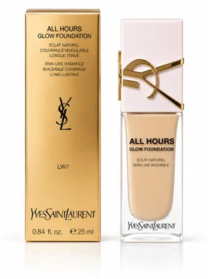 Produktbild von Yves Saint Laurent Foundation Yves Saint Laurent All Hours Glow Foundation LW7 25ml, KI-generiertes Bild