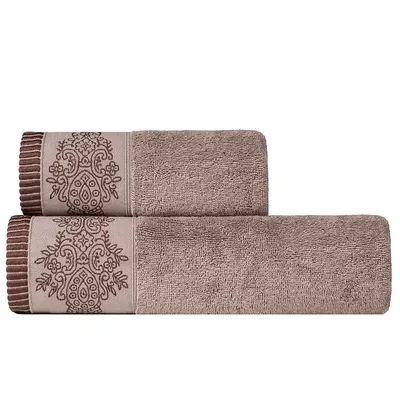 Immagine prodotto di Asciugamano, asciugamano in cotone, elegante, spesso 500 g/m², Gracja 50x90 marrone