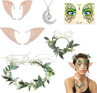 Produktbild von Elfen Kostümzubehör Set, 6 teilig, für Cosplay