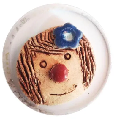 Produktbild von 10 Stück Schmunzelstein mit Schmuck Geburtstag