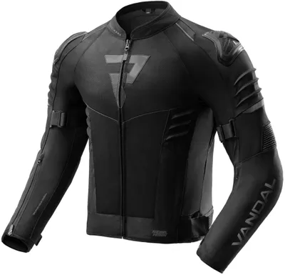 Image de Rebelhorn Vandal 2 Air, veste textile imperméable pour moto, noire, taille S