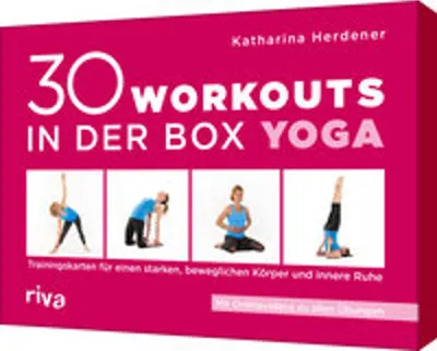 Immagine prodotto di Yoga Kartenset mit 30 Workouts für 3 Schwierigkeitsgrade, inkl. Begleitbuch & Onlinevideo
