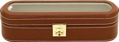 Produktbild von Friedrich Lederwaren Uhrenkasten Cordoba Leder 5Uhren braun, 26393-3
