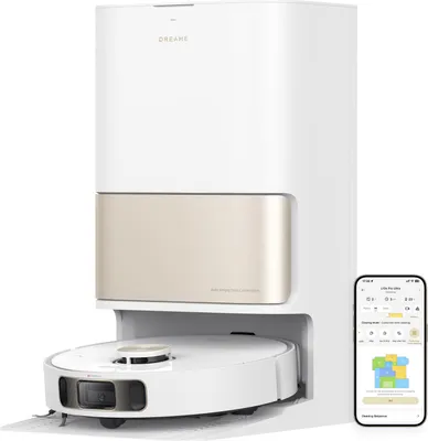 Produktbild von Dreame L10s Pro Ultra, Beutellos, Weiß, Rund, Staubbeutel, Ladend, Purification, 3,2 l