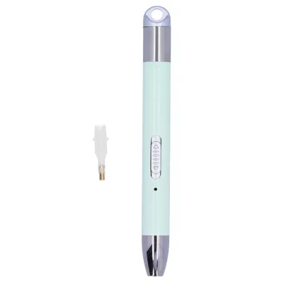 Produktbild von Diamant-Malstift mit Lichtkopf, wiederaufladbar über USB, DIY-Bastelwerkzeuge, Kreuzstich-Zubehör (Matcha-Grün)