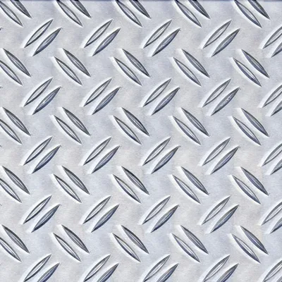 Image de Alberts 468385 Tôle structurale, gaufrée, aluminium, naturel, 200 x 1000 x 1,5 mm