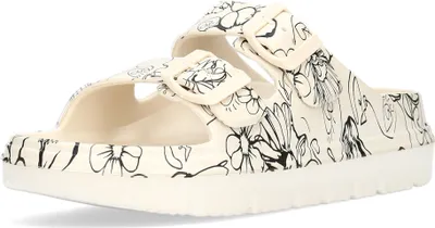 Produktbild von Laura Vita Damen Pantolette blumig leicht und super bequem EVA NUON-17, Größe:39 EU, Farbe:Beige
