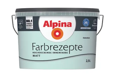 Produktbild von Alpina Farbrezepte Eisbonbon matt 2,5 Liter
