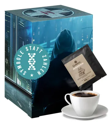 Produktbild von Corasol Escape & Kaffee Adventskalender mit Escape-Rätsel-Thriller für Erwachsene: Ein atemloses Spiel & 24 Premium Kaffees im Coffeebag (240 g)