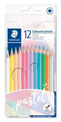 Produktbild von Staedtler Buntstift 12 ST Pastell 100% PEFC