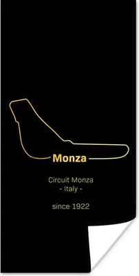 Produktbild von MuchoWow® Poster Formel 1 - Monza - Rennstrecke 60x120 cm - Wandschmuck