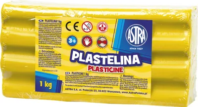Produktbild von Knetmasse 1Kg Gelb Astra AS303111002