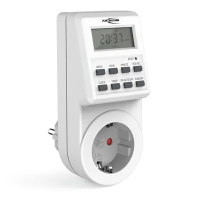 Produktbild von ANSMANN Zeitschaltuhr AES6 individuell programmierbar mit LCD-Display