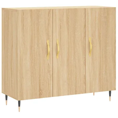 Obrázok produktu pre Komoda dub sonoma 90x34x80 cm kompozitné drevo