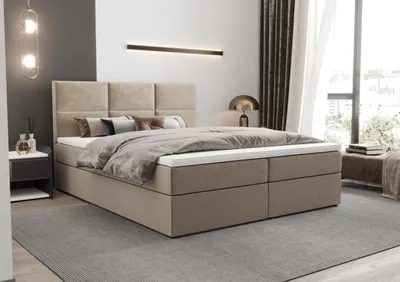 Produktbild von B&B Home Boxspringbett Mallorca 140x200 cm – mit Bettkasten