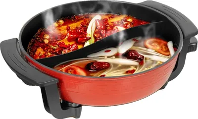 Immagine prodotto di Doppio forno olandese elettrico, capacità 6 litri, 5 impostazioni di temperatura