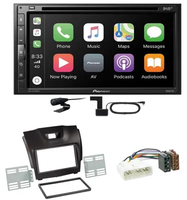 Produktbild von Pioneer AVH-Z5200DAB CarPlay Android Auto USB MP3 CD Einbauset für Isuzu D-Max 2