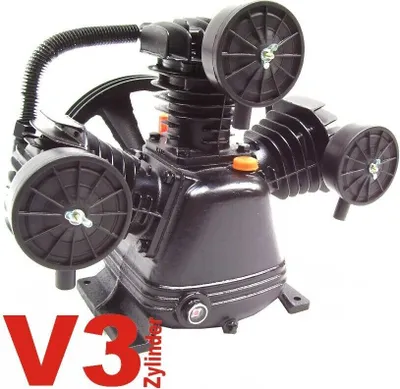 Produktbild von Kompressor 3 Zylinder V-Form B4014/2 Kompressoraggregat 580L Druckluft Aggregat