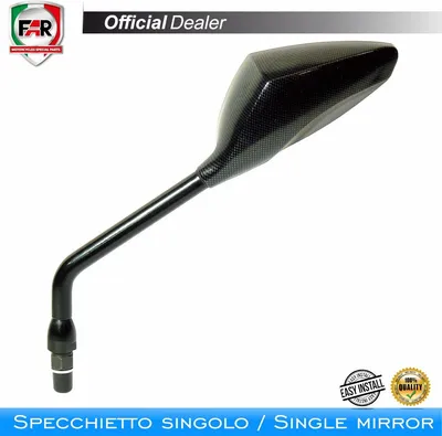 Immagine prodotto di Specchietto manubrio FAR 6781 destro universale nero