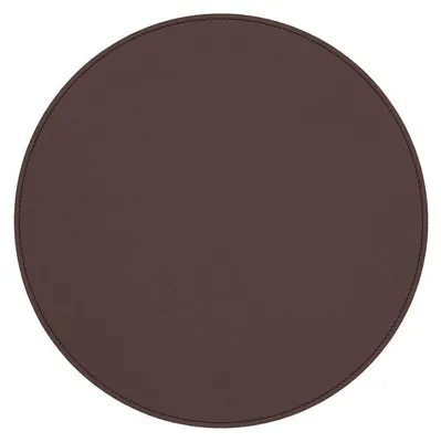 Produktbild von Schreibtischunterlage Apollo D. 60 - Echtes Leder Dunkel Braun - Hergestellt in Italien - Eglooh