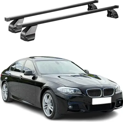 Produktbild von Menabo Dachträger Grundtäger für BMW 5er F10 Limo 2010-2016 75kg Stahl Schwarz