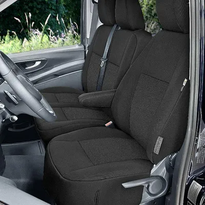 Produktbild von Maß-Sitzbezüge kompatibel mit Mercedes Vito 3 W447 2014- 1te-Reihe (Einzelsitz + 2er-Bank) Z496606