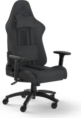 Produktbild von TC100 RELAXED Gaming-Stuhl – Stoff Schwarz/Schwarz