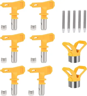 Produktbild von Airless Mundstücke 6 Stück, puntafdichtung, mit Schutzsockel und Filterelement, für Spritzgeräte