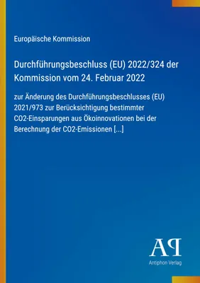 Produktbild von Durchführungsbeschluss (EU) 2022/324 der Kommission vom 24. Februar 2022