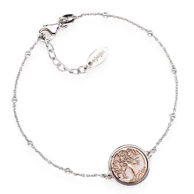 Immagine prodotto di Bracciali con ciondoli fissi Amen Rosé Collezione Albero Della Vita - donna