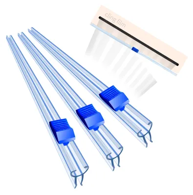 Frischhaltefolien-Dispenser 4er-Set 33/38 cm, Schiebeschneider
