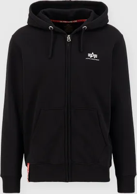 Produktbild von ALPHA INDUSTRIES BASIC ZIP HOODY SL Herren Kapuzensweatjacke, Größe:XXL, Farbe:09 White