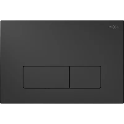 Zdjęcie produktu dla Mexen Fenix 13 przycisk spłukujący Slim, czarny matowy - 601303