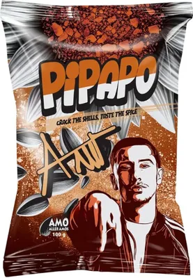 Produktbild von PIPAPO Amo geröstete Sonnenblumenkerne Chili Taco 100g