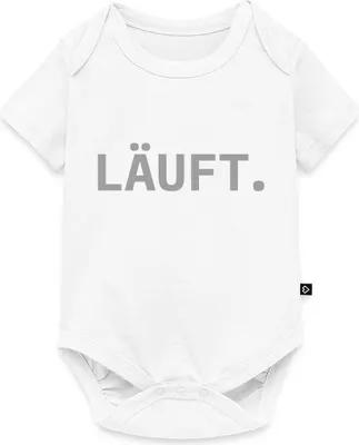 Produktbild von Spreadshirt Stromberg Läuft Kurzarm Tages Baby Body, 68 (3-6 M.), Weiß