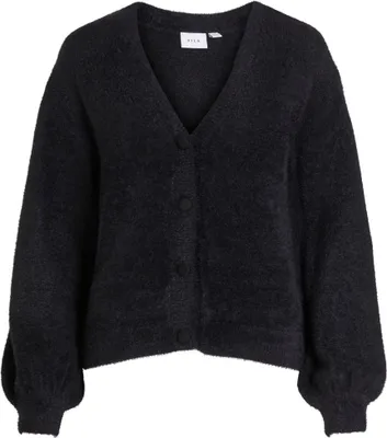 Produktbild von VILA CLOTHES Strickjacke Damen Acryl Schwarz GR72709 - Größe: XS