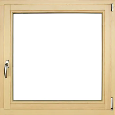 Produktbild von Holzfenster Kiefer lackiert 980x980 mm DIN Rechts