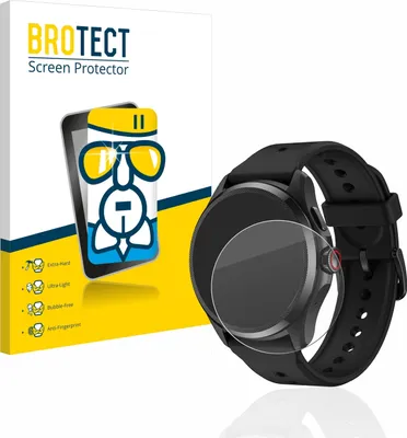 Produktbild von BROTECT Schutzglas für Mobvoi TicWatch Pro 5 Schutzfolie Panzer Folie Glas Display Schutz klar